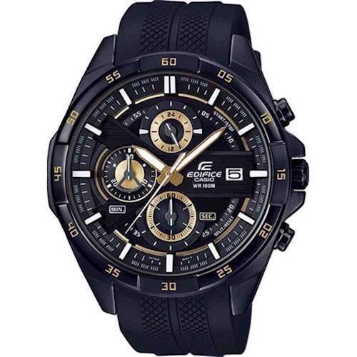 Image of Edifice IP sort stål Quarts med chronograph Herre ur fra Casio, EFR-556PB-1AVUEF